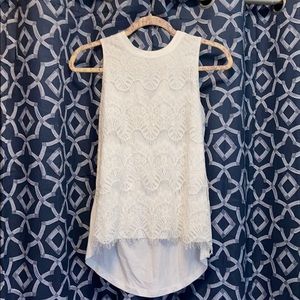 Dress lace tank top